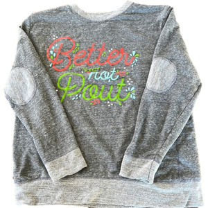 L.a.t Apparel Better Not Pout Medium Sweatshirt